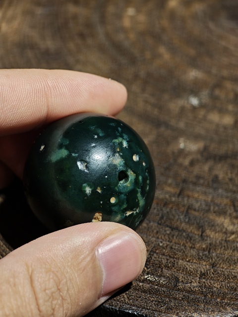 古玩玉器千年古珠真品鑒賞圖