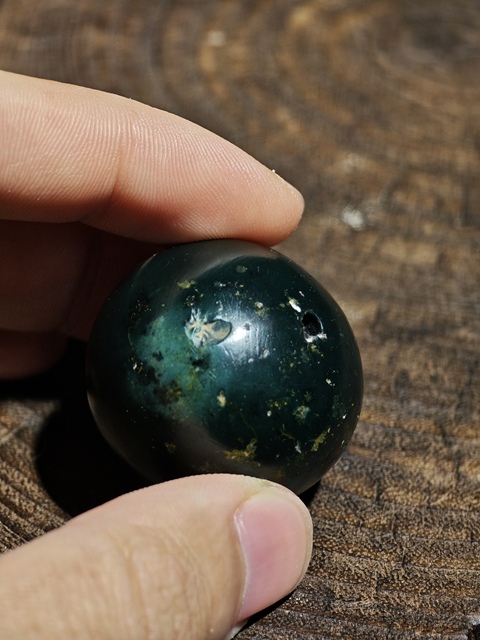 古玩玉器千年古珠真品鑒賞圖