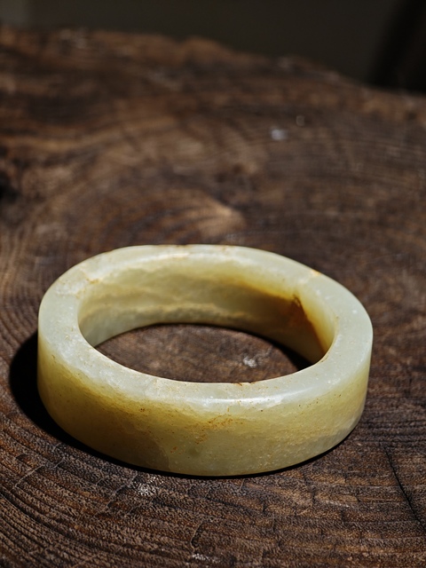 古玩玉器老玉環真品鑒賞圖