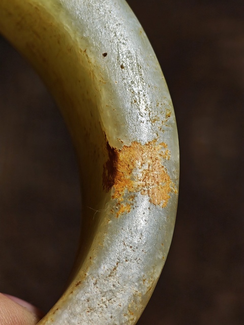 古玩玉器老玉環真品鑒賞圖