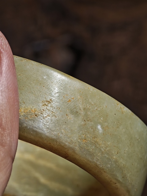 古玩玉器老玉環真品鑒賞圖