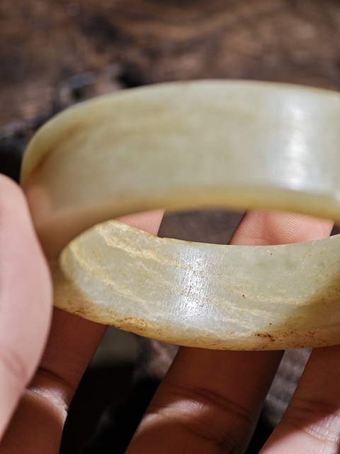 古玩玉器老玉環真品鑒賞圖