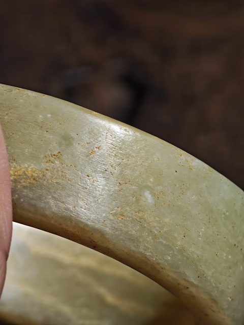 古玩玉器老玉環真品鑒賞圖