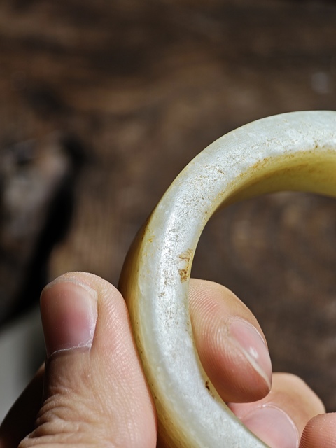 古玩玉器老玉環真品鑒賞圖