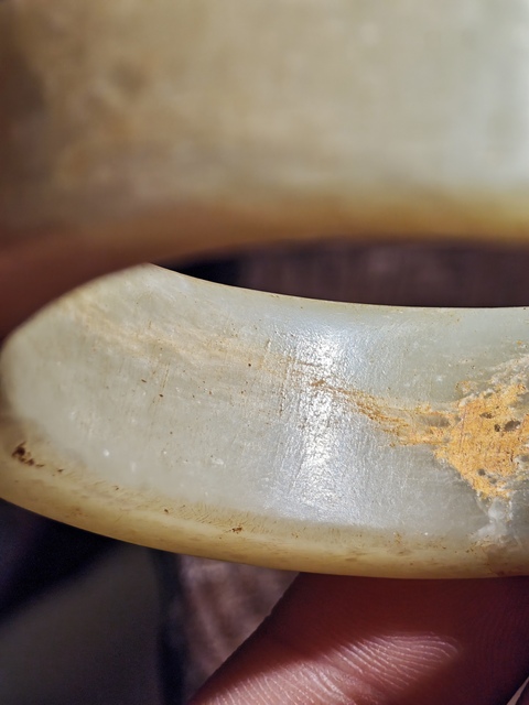 古玩玉器老玉環真品鑒賞圖