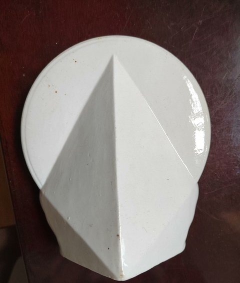 古玩陶瓷偉人左視擺件真品鑒賞圖