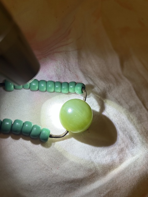 古玩玉器綠松石珠串真品鑒賞圖