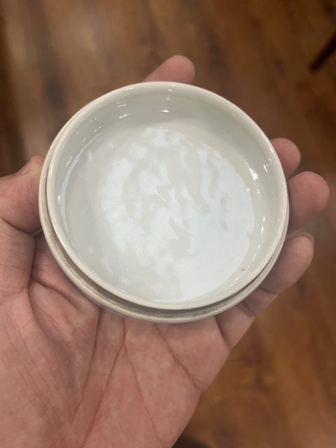 古玩陶瓷西廂記青花蓋盒真品鑒賞圖