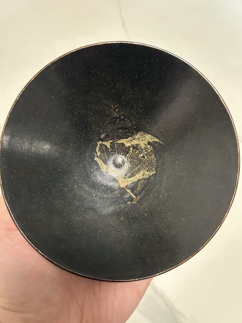 古玩陶瓷宋吉州木葉盞拍賣，當(dāng)前價(jià)格30000元