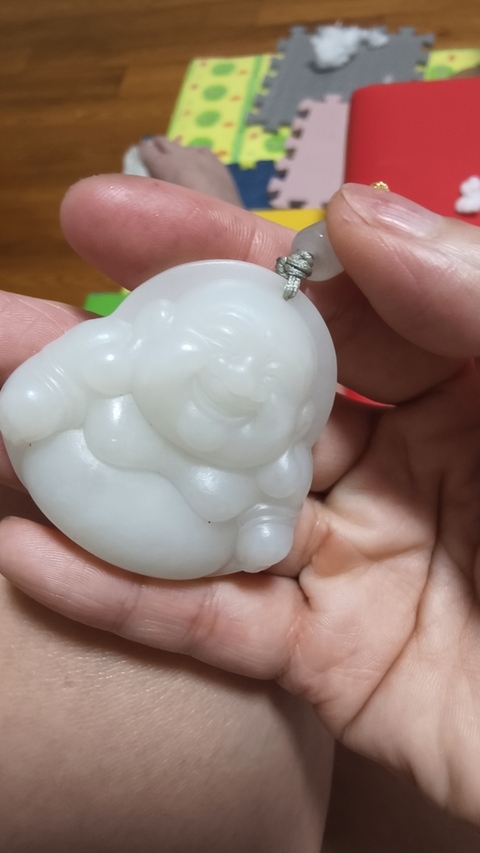 古玩玉器玉佛公掛件真品鑒賞圖