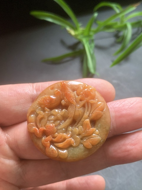 古玩玉器花開富貴真品鑒賞圖
