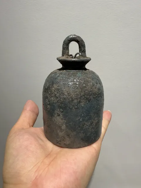 古玩銅器銅鈴鐺真品鑒賞圖