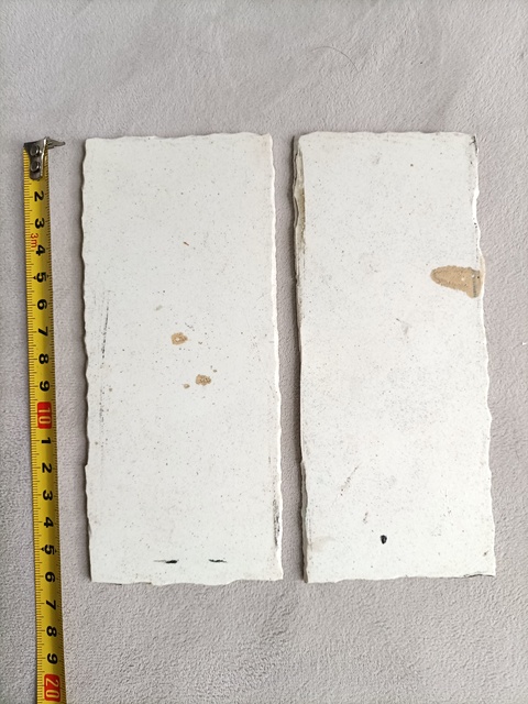 古玩陶瓷粉彩仕女人物紋瓷板畫真品鑒賞圖