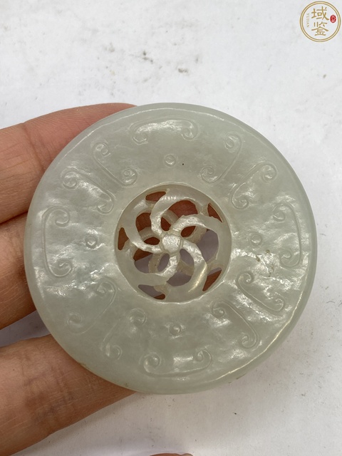 古玩玉器轉心佩真品鑒賞圖