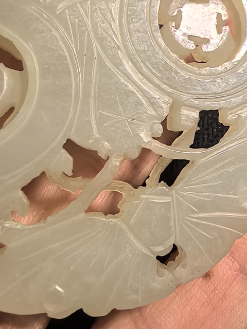 古玩玉器和田玉雕“福在眼前”佩真品鑒賞圖