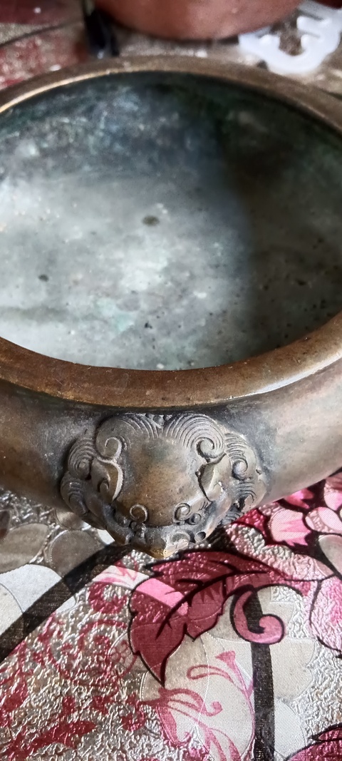 古玩銅器銅爐真品鑒賞圖