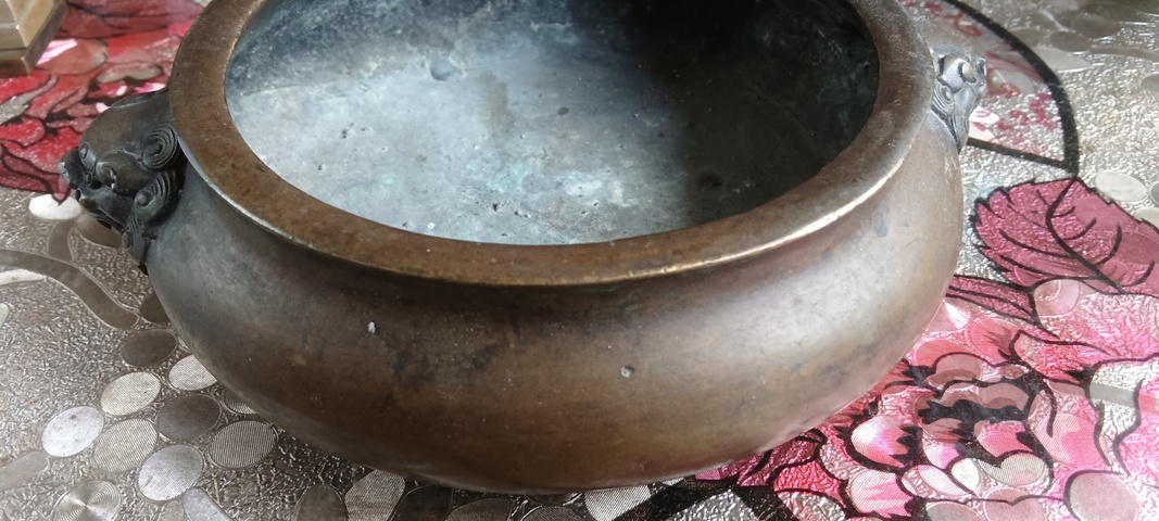 古玩銅器銅爐真品鑒賞圖