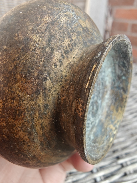 古玩銅器銅罐子真品鑒賞圖