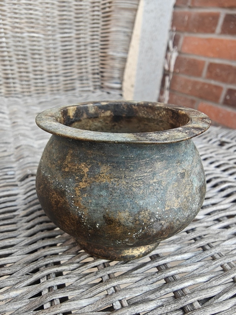 古玩銅器銅罐子真品鑒賞圖