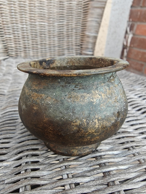 古玩銅器銅罐子真品鑒賞圖