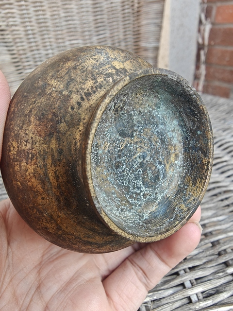 古玩銅器銅罐子真品鑒賞圖