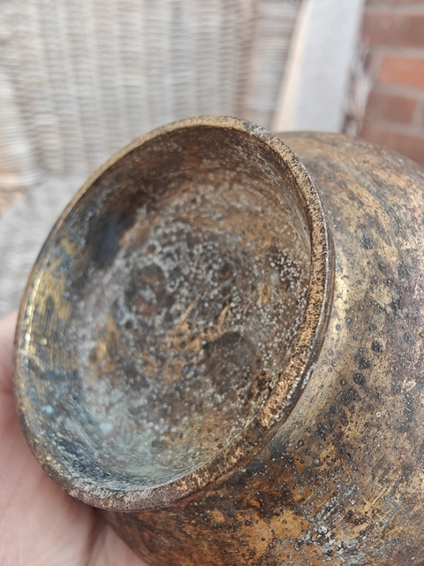 古玩銅器銅罐子真品鑒賞圖