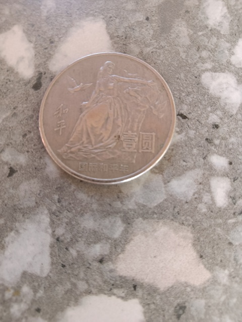 古玩錢幣國際和平年紀念幣真品鑒賞圖