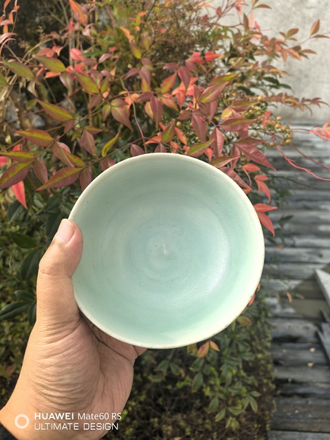 古玩陶瓷北宋龍泉青瓷刻仰蓮紋茶園拍賣，當前價格28888元