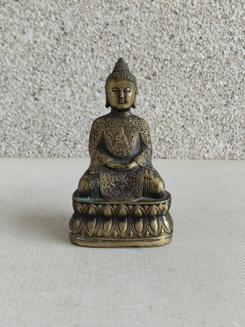 古玩銅器銅釋迦摩尼真品鑒賞圖