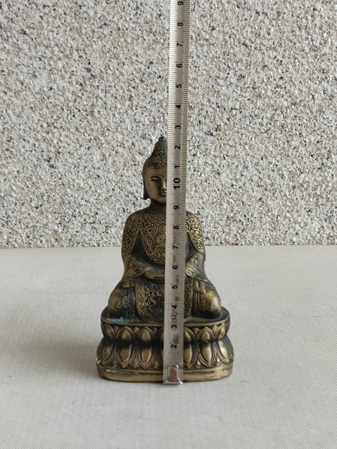 古玩銅器銅釋迦摩尼真品鑒賞圖