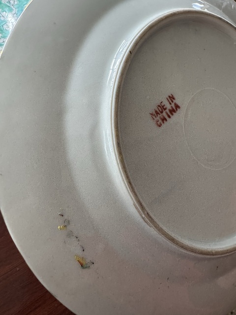 古玩陶瓷廣彩官上加官盤真品鑒賞圖