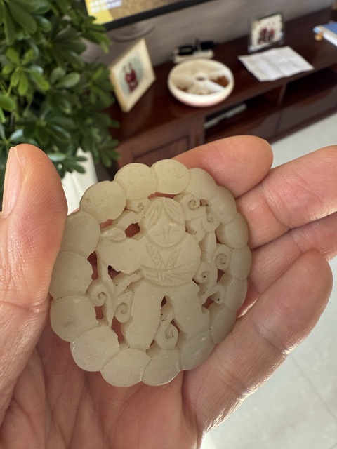 古玩玉器和田玉雕“童子佩”真品鑒賞圖