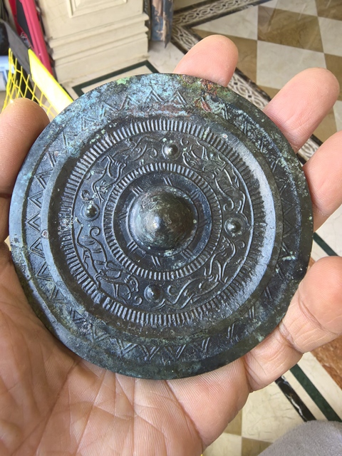 古玩銅器銅鏡真品鑒賞圖