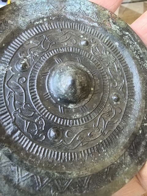 古玩銅器銅鏡真品鑒賞圖