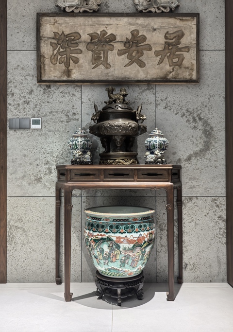 古玩陶瓷五彩人物故事紋卷缸（同類最大缸）拍賣，當前價格168888元