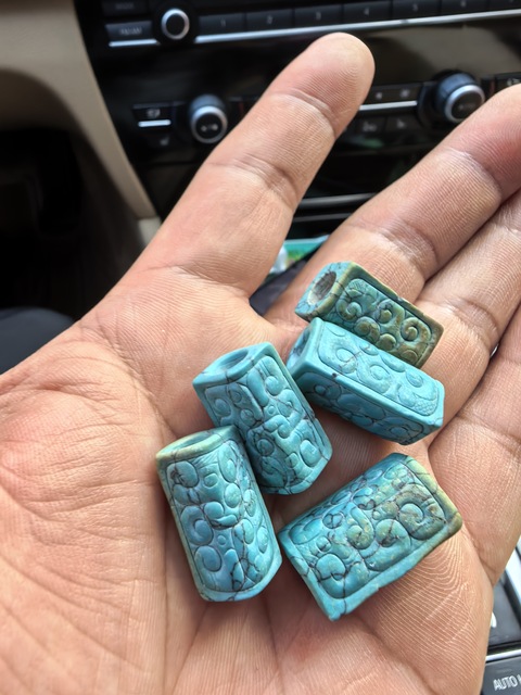 古玩雜項(xiàng)綠松石真品鑒賞圖