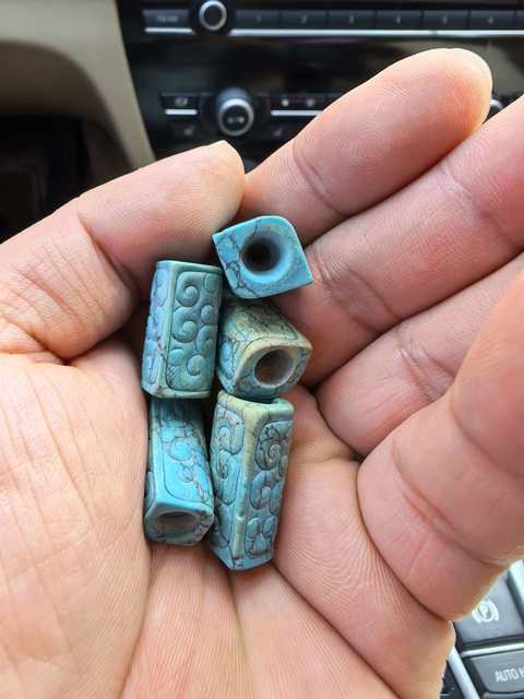 古玩雜項(xiàng)綠松石真品鑒賞圖