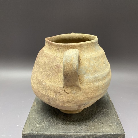 古玩陶瓷褐釉執(zhí)壺真品鑒賞圖