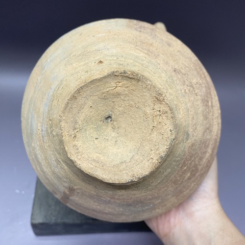 古玩陶瓷褐釉執(zhí)壺真品鑒賞圖