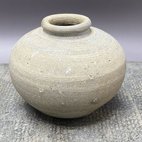 古玩陶瓷元代青釉罐真品鑒賞圖