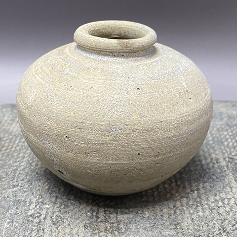 古玩陶瓷元代青釉罐真品鑒賞圖