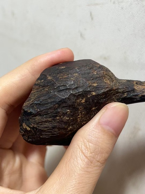 古玩雜項沉香木件真品鑒賞圖