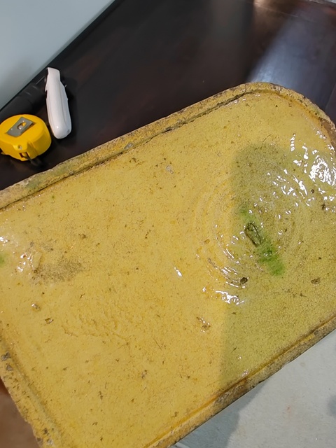 古玩陶瓷石灣馬鞍形三彩枕真品鑒賞圖