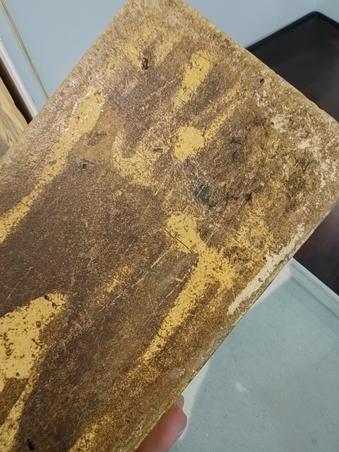 古玩陶瓷石灣馬鞍形三彩枕真品鑒賞圖