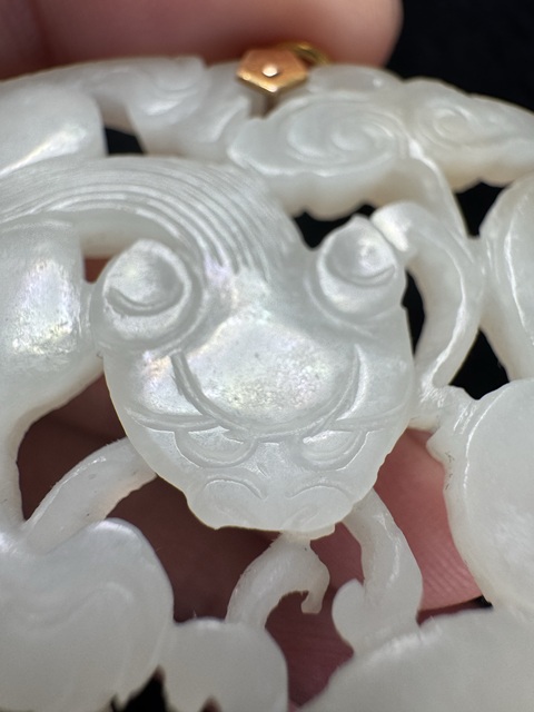 古玩玉器和田玉雕“螭龍佩”真品鑒賞圖