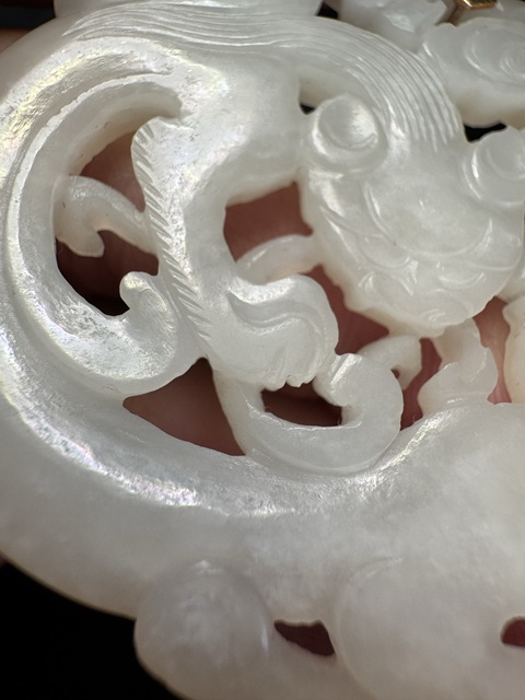 古玩玉器和田玉雕“螭龍佩”真品鑒賞圖