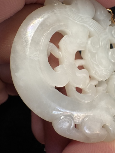 古玩玉器和田玉雕“螭龍佩”真品鑒賞圖