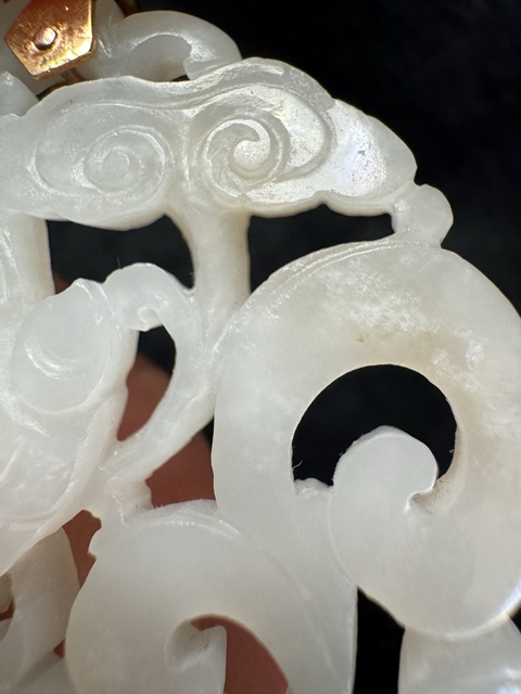 古玩玉器和田玉雕“螭龍佩”真品鑒賞圖