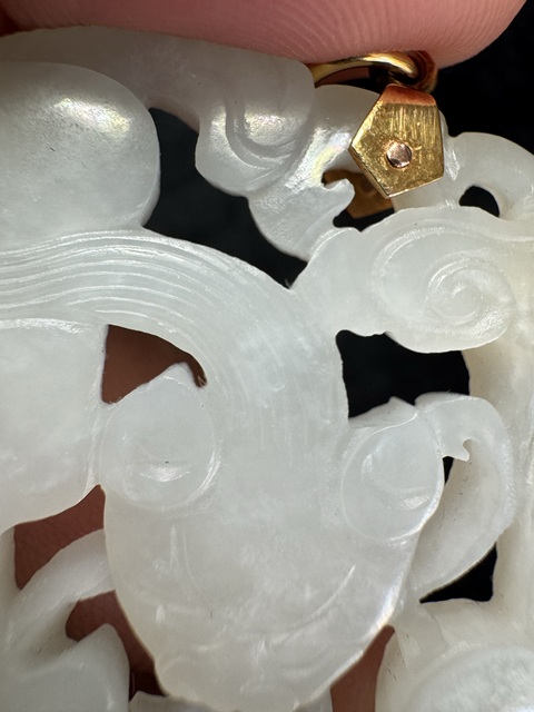 古玩玉器和田玉雕“螭龍佩”真品鑒賞圖