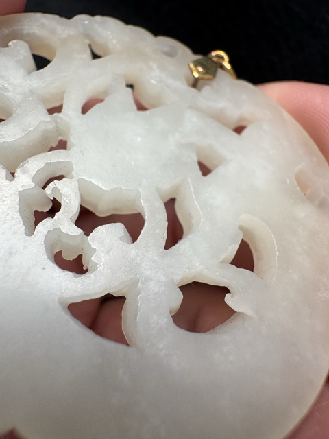 古玩玉器和田玉雕“螭龍佩”真品鑒賞圖